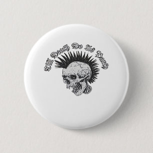 Party bis zum Tod tun uns Party Halloween Button
