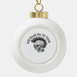 Party bis zum Tod tun uns Party Halloween Keramik Kugel-Ornament