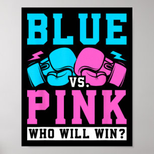 Party Blue VS Pink, der Boxen gewinnt Poster
