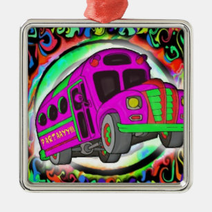 Party Bus.jpg Ornament Aus Metall