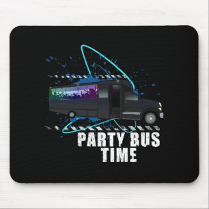 Party-Buszeit Mousepad