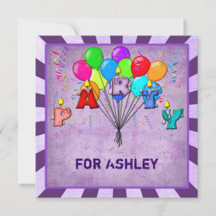 Party Candles Einladung