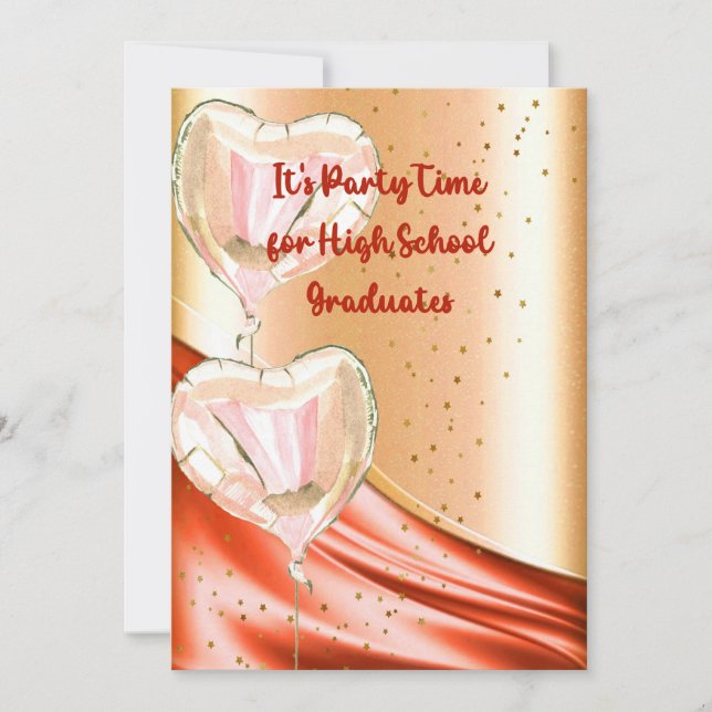 Party-Card für High School Feiertagskarte (Vorderseite)