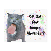 Party Cat Got Ihre Zunge?