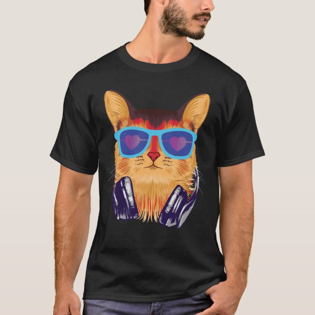 Party Cat T-Shirt (Vorderseite)