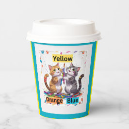 Party Cats color class Pappbecher