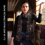 Party Celebration Colorful Confetti Black Chiffon Schal<br><div class="desc">Party Celebration Colorful Confetti Black Background Chiffon Scarf. Personalisieren Sie es mit Ihren Kunstwerken. Bearbeiten Sie es,  um den farbigen Hintergrund zu ändern. Für jeden Anlass,  Neujahr,  4. Juli,  Weihnachten,  Muttertag,  Geburtstag,  ein Geschenk für Sie oder jemand Besonderes.</div>