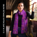 Party Celebration Colorful Confetti Lila Chiffon Schal<br><div class="desc">Party Celebration Colorful Confetti Deep Lila Chiffon Scarf. Personalisieren Sie es mit Ihren Kunstwerken. Bearbeiten Sie es,  um den farbigen Hintergrund zu ändern. Für jeden Anlass,  Neujahr,  4. Juli,  Weihnachten,  Muttertag,  Geburtstag,  ein Geschenk für Sie oder jemand Besonderes.</div>