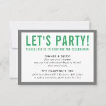 PARTY CELEBRATION INFO Moderner Junge grau