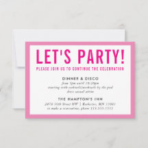 PARTY CELEBRATION INFO Modernes Mädchen pink