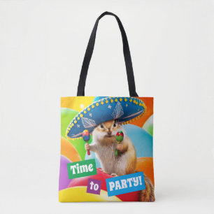 Party Chipmunk in Sombrero