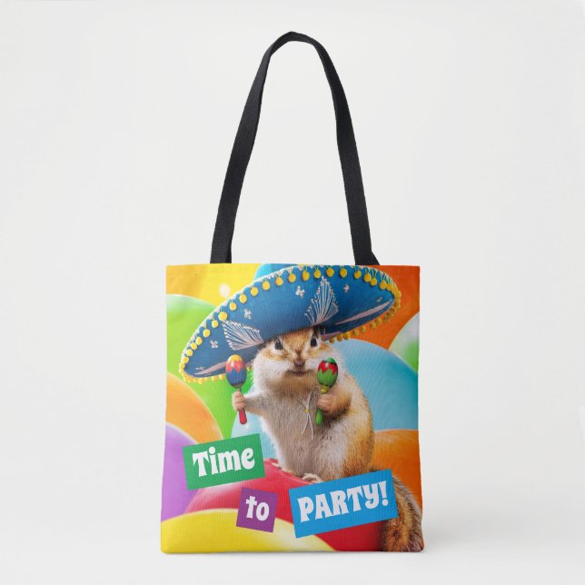 Party Chipmunk in Sombrero (Vorderseite)