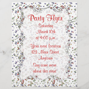 Party Confetti Flyer