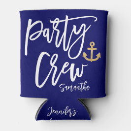 Party Crew Bridesmaid Nautischer Junggeselinnen-Ab Dosenkühler