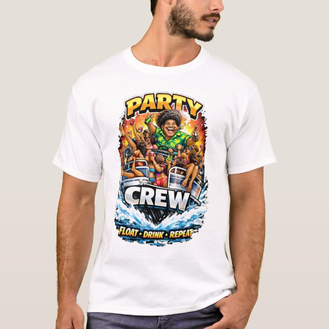 Party-Crew T-Shirt (Vorderseite)