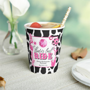 Party-Cups der letzten Runde der Braut Pappbecher