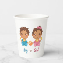Party Cups für Baby Boy oder Girl Gender