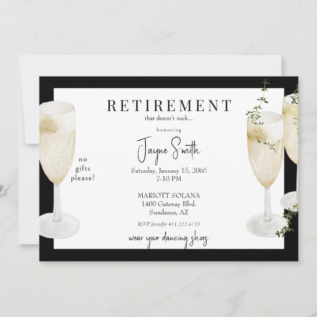 Party "das nicht sind zum Kotzen" Schwarz II Einladung (Vorderseite)