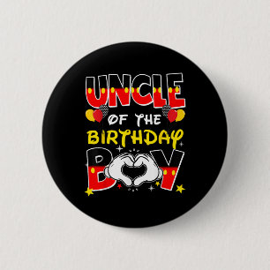 Party-Dekor-Match der Geburtstagsfamilie Button