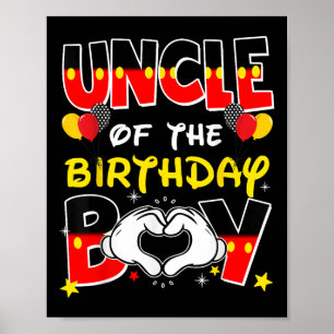 Party-Dekor-Match der Geburtstagsfamilie Poster