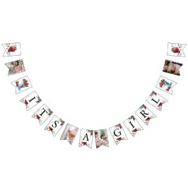 Party-Dekoration Wasserfarbe Erdbeeren Wimpelkette