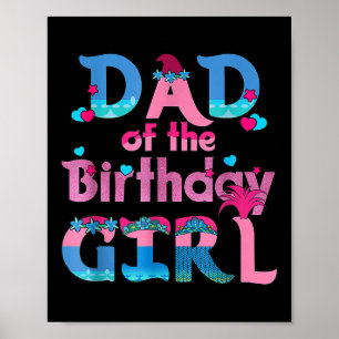 Party-Dekorationen Vater der Geburtstagskarte Poster