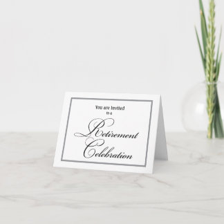 Party der Altersvorsorge elegant, einfach personal Einladung