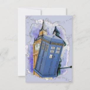 Party der British Police Box Einladung