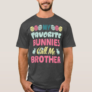 Party der Familie Ostern Ich bin der BROTHER Bunny T-Shirt