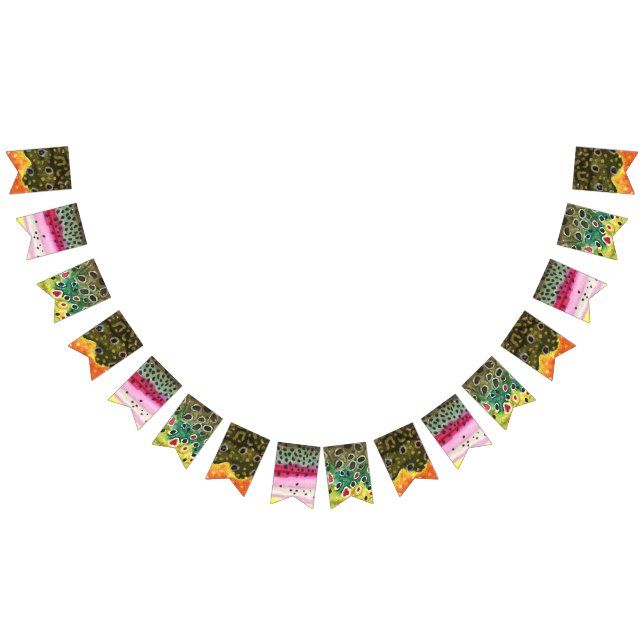 Party der Forellenfischerei Wimpelkette (Alle)