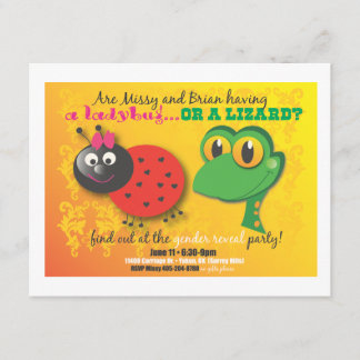 Party der Geschlechteroffenbarung Einladung