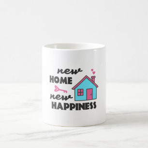 Party der Haushaltsaufwärmung Neue Zuhause Neues G Kaffeetasse