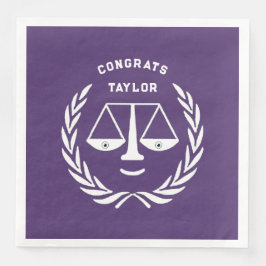 Party der personalisierten Jura School Serviette