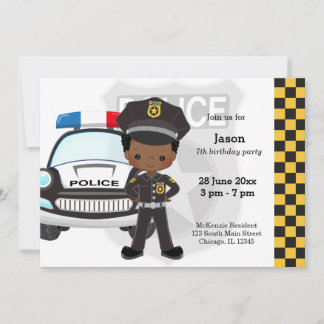Party der Polizeikinder Einladung