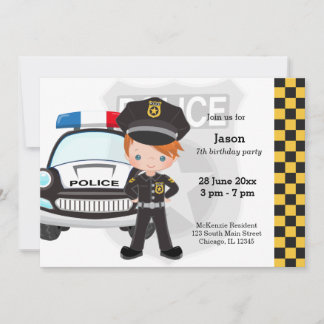 Party der Polizeikinder Einladung