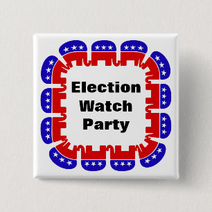 Party der republikanischen Wahlbeobachtungsmission Button