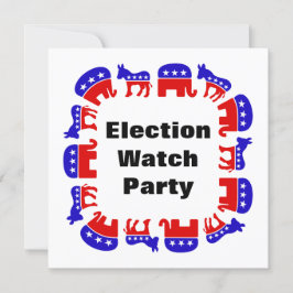 Party der Wahlbeobachtung Einladung