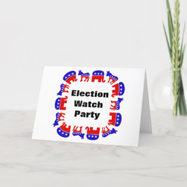 Party der Wahlbeobachtung Karte