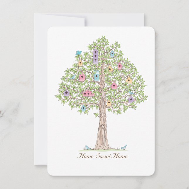 Party der Wohnungsaufbereitung oder Wechsel der Ad Einladung (Vorderseite)