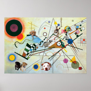 Party der Zusammensetzung VIII Poster