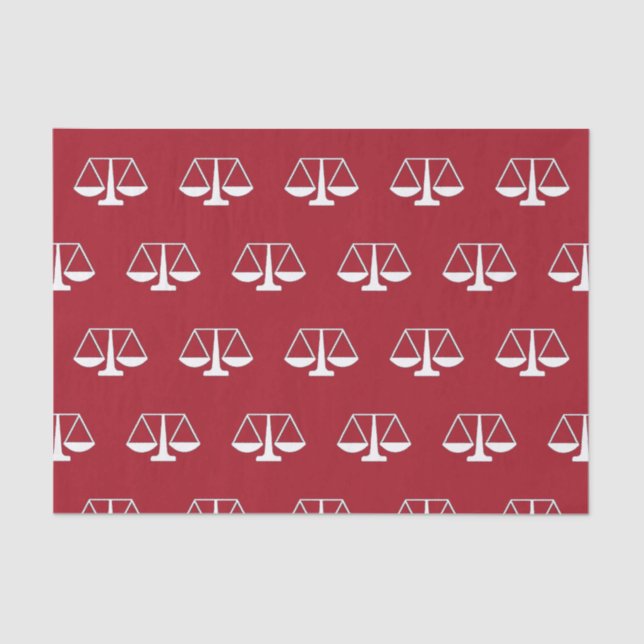 Party des Anwalts - Geschenkpapier Seidenpapier (Vorderseite)