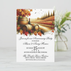 Party des Herbstjahrs Einladung