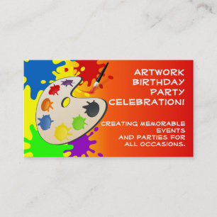 Party des Kunstpalastes Visitenkarte