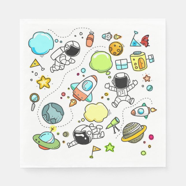 Party Design Luncheon Paper Napkins Serviette (Vorderseite)