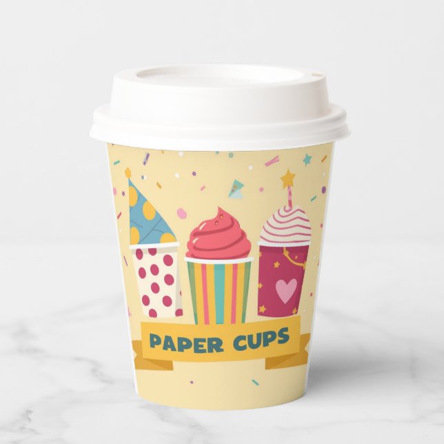 Party Design Pappbecher (Vorderseite)