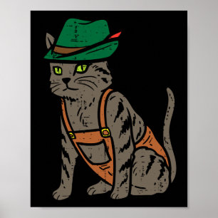 Party Deutscher Katzenkostüm Frauen Männer Kinder  Poster