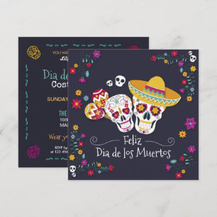 Party Dia de Muertos   Einladung