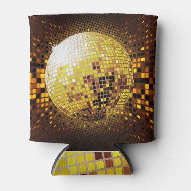 Party Disco: Vintage Leuchten. Dosenkühler (Vorderseite)