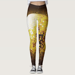 Party Disco: Vintage Leuchten. Leggings