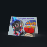 Party Dog Funny Birthday  Karte<br><div class="desc">Clifford der Hund ist ein Party Tier! Vergewissern Sie sich,  dass Ihr am meisten Fell-tastischer Freund bereit ist zu feiern!</div>
